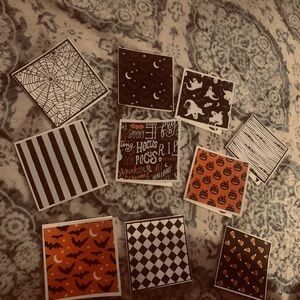 Halloween Themed Mini Greeting Card Set